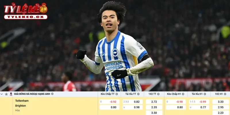 Soi kèo Tottenham vs Brighton (23h30 ngày 18/04) Premier League 3 Chi tiết kèo Tottenham vs Brighton